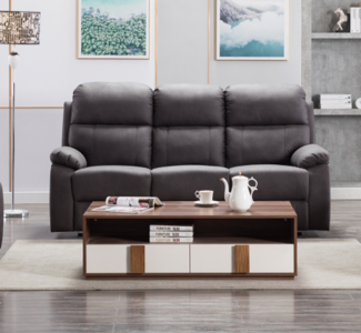 13433 Electric 3 Seater Dark Grey