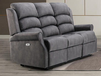 14212 3 Seater Grey (Electric)