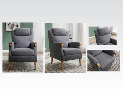 14973 Fireside chair Grey