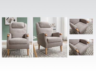 14972 Fireside chair Taupe