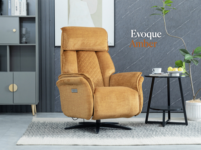 14935 Swivel Electric Chair Amber (Dual Motor)