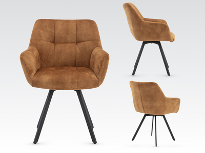 14646 Dining Chair- Rust KD