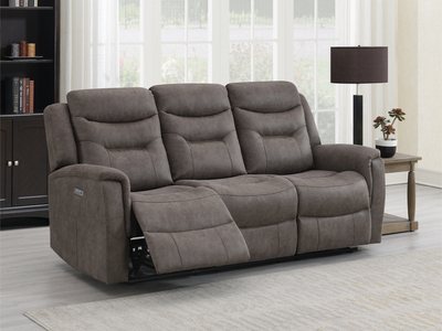 14682 3 Seater Electric Brown