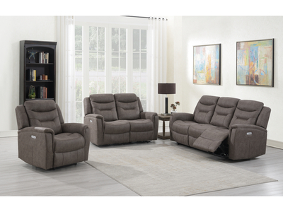 14718 3+1+1 Electric Suite Brown