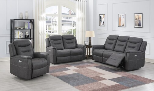 14720 3+1+1 Electric Suite Grey