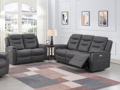14721 3+2 Electric Suite Grey