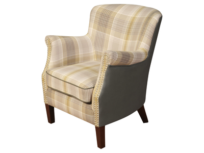 10987 Armchair - Yellow Check