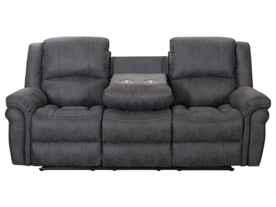 13609 3 Seater Dark Grey (with console)