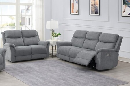 14717 3+2 Electric Suite Grey