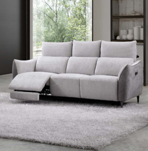 15547 3 Seater Grey Electric Fusion