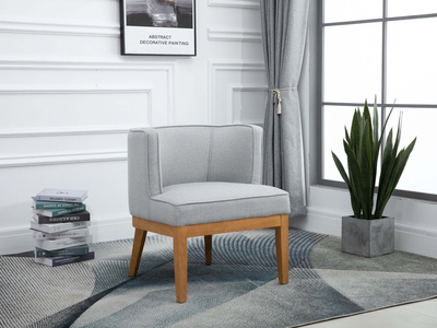 13038 Chair Herringbone Grey