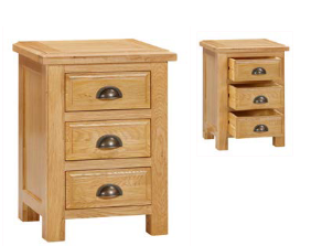 15752 3 Drawer Nightstand