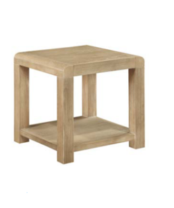 15097 Oak End Table With Shelf