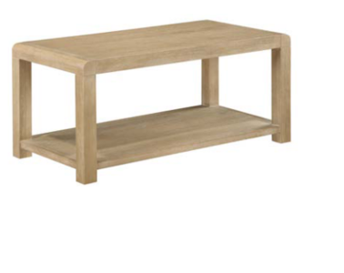 15102 Oak Coffee Table with Shelf