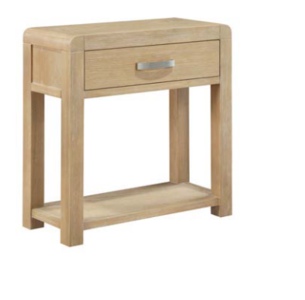 15104 Oak 1 Drawer Hall Table