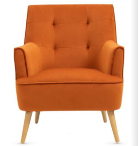15374 Accent Chair Burnt Orange