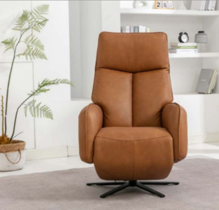 16049 Swivel Chair Electric - Camel