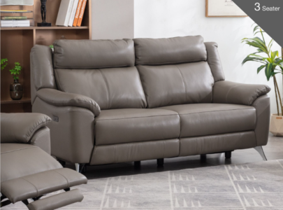 16032 3 Seater Steel Grey (Electric)