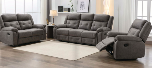15818 3 Seater Dark Grey