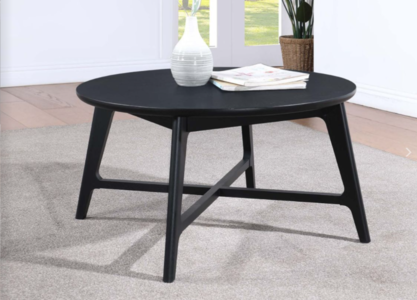 15425 Round Coffee Table (Black)