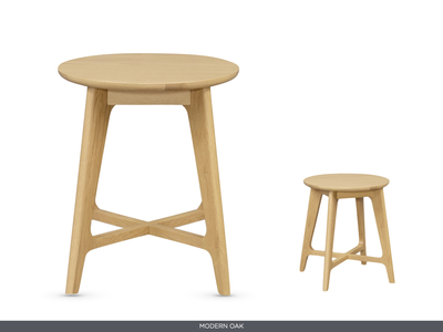 14634 Round Lamp Table