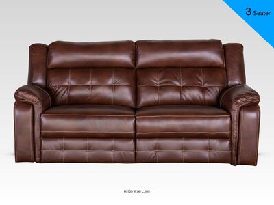 15339 3 Seater Brown (Electric)