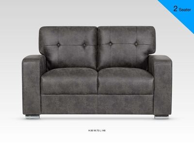 14795 2 Seater Dark Grey