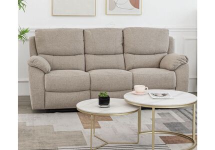 15801 3 Seater Recliner Dune