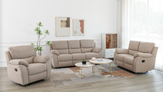 16004 3+1+1 Recliner Suite Dune