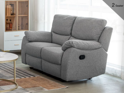 15795 2 Seater Recliner Grey