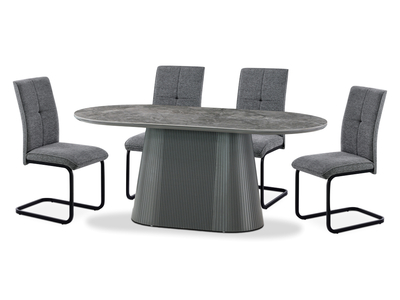 17005 Sintered Stone Dining Set