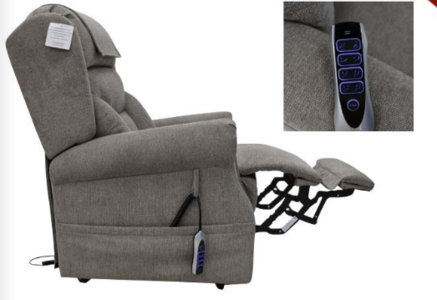 16107 Quad Motor Lift & Tilt Chair Stone