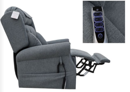 16108 Quad Motor Lift & Tilt Chair Steel Grey