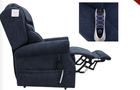 16109 Quad Motor Lift & Tilt Chair Deep Blue