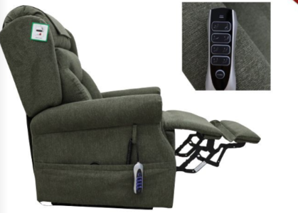 16110 Quad Motor Lift & Tilt Chair Olive