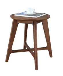 15411 Round Lamp Table (Walnut)