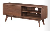15415 Double TV/DVD Unit (Walnut)