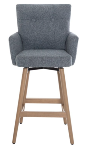 16719 Fabric Counter Stool Storm Teal