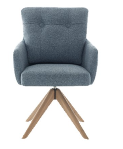 16715 Fabric Dining Chair Storm Teal