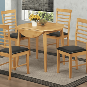 6359 Round Drop Leaf Table