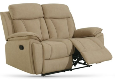 16600 2 Seater Recliner Sand
