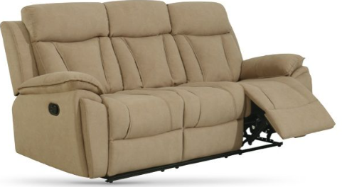 16599 3 Seater Recliner Sand