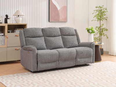 15954 3 Seater Electic Grey