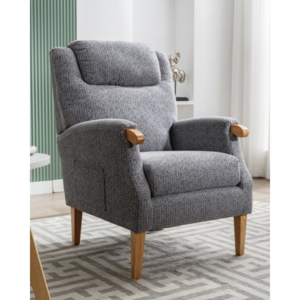 14974 Fireside chair Steel Blue