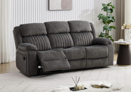 16564 3 Seater Recliner Iron