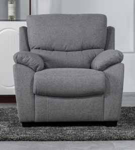 15799 Armchair Fixed Grey
