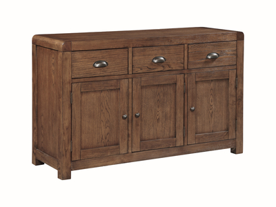 16493 Dark Oak 3 Door Sideboard