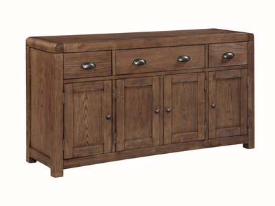 16494 Dark Oak 4 Door Sideboard