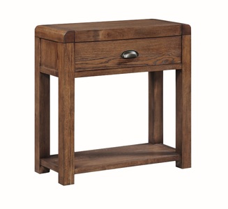 16497 Dark Oak 1 Drawer Hall Table
