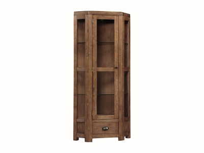 16505 Dark Oak High Corner Cabinet